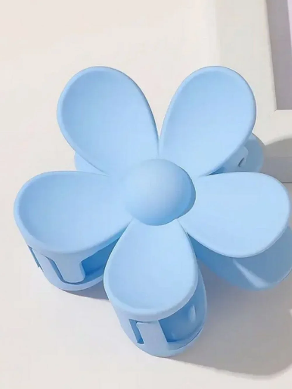Helena Floral Hair Claw Clip Flower Accessory Set Blue Green Gift Packaged